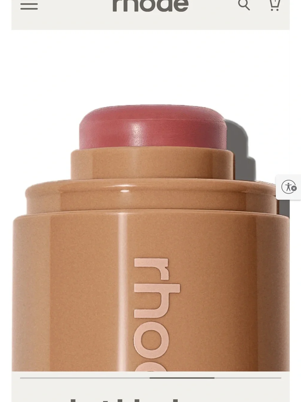 Rhode pocket blush tan line